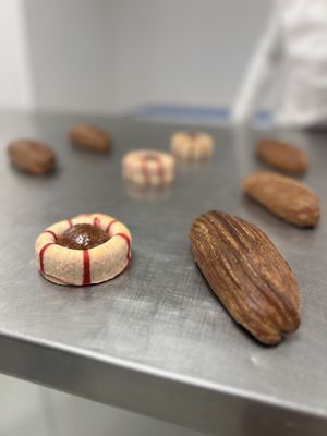 pastries we made at the workshopp  at De Vegan Bakker in Heusden