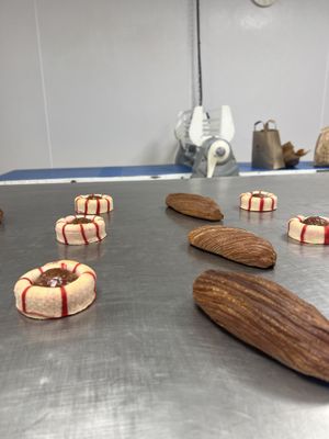 pastries we made at the workshop  at De Vegan Bakker in Heusden