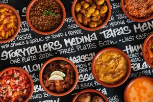 100% plant based 
The Storytellers Medina Tapas  at World Storytelling Cafe in Marrakech