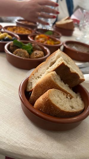 There was even an option for gluten free bread x at World Storytelling Cafe in Marrakech
