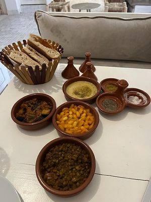 Vegan tapas at World Storytelling Cafe in Marrakech