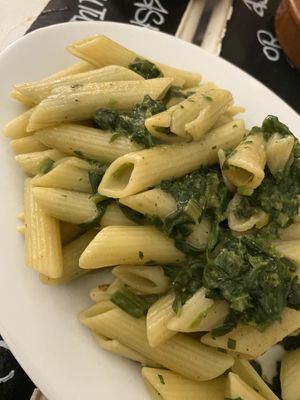 Pasta isn’t bad  at World Storytelling Cafe in Marrakech