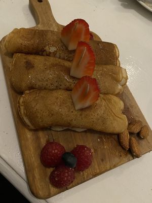 Crepes are nice  at World Storytelling Cafe in Marrakech