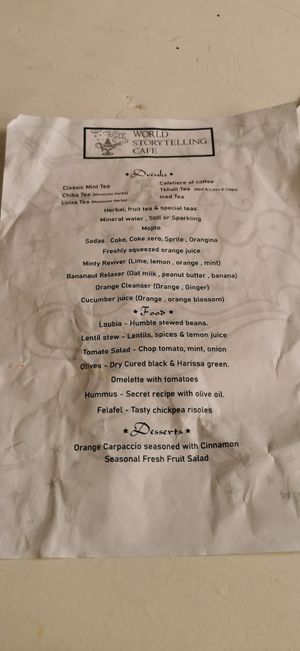  at World Storytelling Cafe in Marrakech