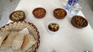 Tapas  at World Storytelling Cafe in Marrakech
