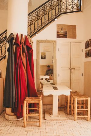 interior at World Storytelling Cafe in Marrakech