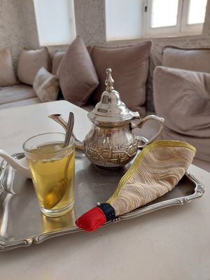 Classic Mint Tea (20 dh) at World Storytelling Cafe in Marrakech