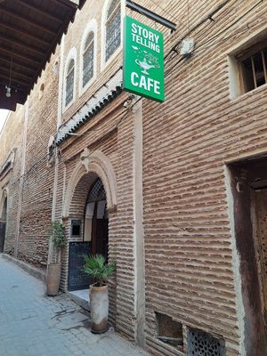 Exterior at World Storytelling Cafe in Marrakech