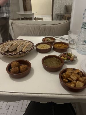 good portion sizes!  at World Storytelling Cafe in Marrakech