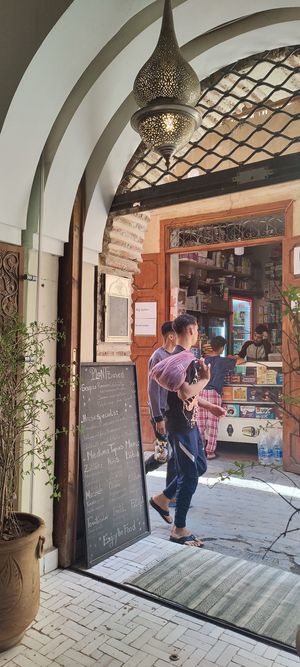 Front at World Storytelling Cafe in Marrakech