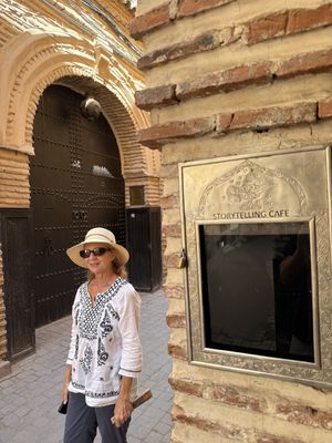   at World Storytelling Cafe in Marrakech