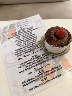 Couldn’t resist my sweet tooth !  at World Storytelling Cafe in Marrakech