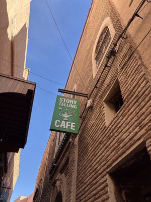   at World Storytelling Cafe in Marrakech