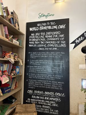   at World Storytelling Cafe in Marrakech