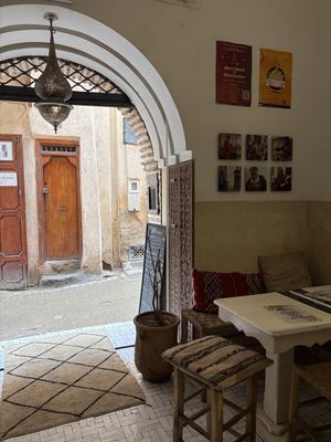   at World Storytelling Cafe in Marrakech