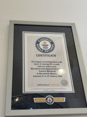   at World Storytelling Cafe in Marrakech