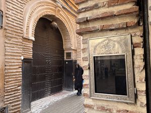   at World Storytelling Cafe in Marrakech