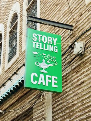   at World Storytelling Cafe in Marrakech
