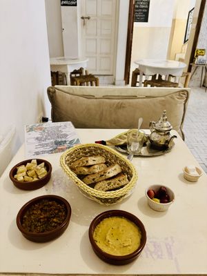 Tapas  at World Storytelling Cafe in Marrakech
