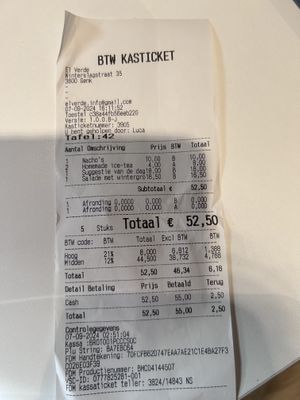 Take a look at the prices  at El Verde in Genk