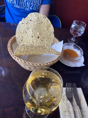 Poppadom  at Ravintola Aangan in Espoo