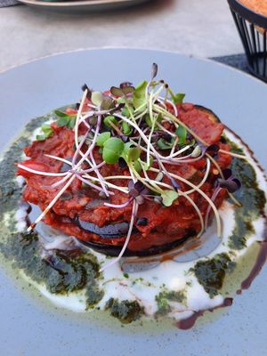 Auberginentürmchen (Portion ist eher klein) at Am Paulusbogen in Passau