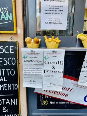 Vegan offers  at Friggitoria San Giorgio in Genoa