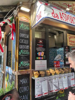 Vegan at Friggitoria San Giorgio in Genoa