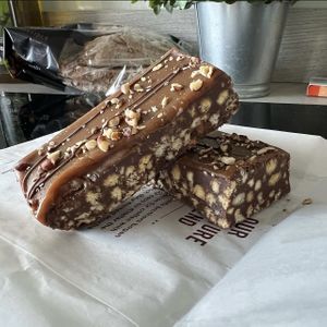 BOSH! CHOCOLATE & PECAN SLICE   at Costa Coffee in Coatbridge