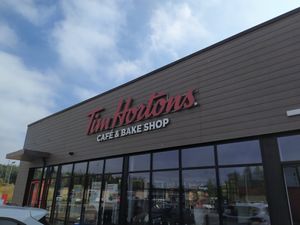 Store front at Tim Hortons in Cumbernauld