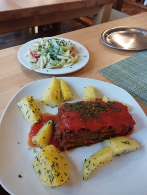 Lasagna at Hubertusalm in Bad Mitterndorf