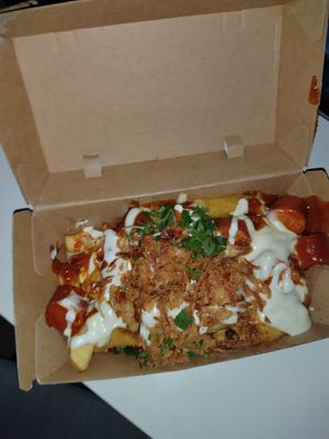 Special currywurst at Frittenwerk - Hbf Mainz in Mainz