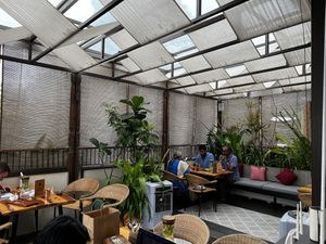 Go Native on Lavelle Rd - Ambience inside the rooftop cafe/ restaurant  at Go Native - Lavelle Road in Bangalore