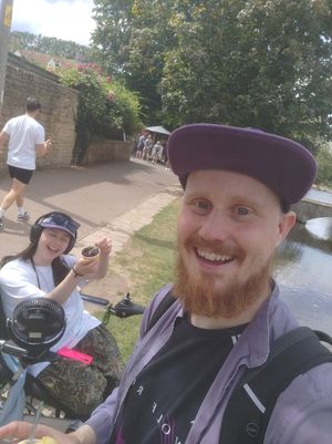 Beautiful location too! at Cotswold Ice Creams in Bourton-on-the-water