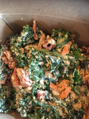Kale salad at OC - Organic Artisan Eatery & Juice Bar in Massapequa