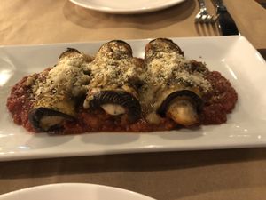 Eggplant rollatini   at OC - Organic Artisan Eatery & Juice Bar in Massapequa