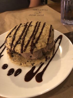 Chipwitch with chocolate ice cream   at OC - Organic Artisan Eatery & Juice Bar in Massapequa