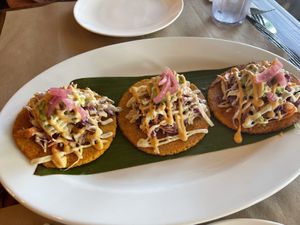 Angie’s Tostadas   at OC - Organic Artisan Eatery & Juice Bar in Massapequa