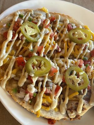Jacked up Mexican pizza   at OC - Organic Artisan Eatery & Juice Bar in Massapequa