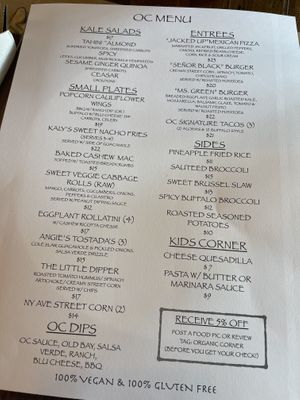   at OC - Organic Artisan Eatery & Juice Bar in Massapequa