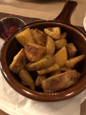 Roasted potatoes   at OC - Organic Artisan Eatery & Juice Bar in Massapequa