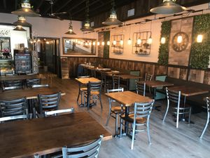 Dining area  at OC - Organic Artisan Eatery & Juice Bar in Massapequa