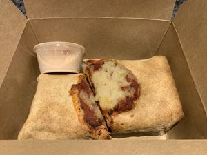 4 Bean Burrito Supreme  at OC - Organic Artisan Eatery & Juice Bar in Massapequa