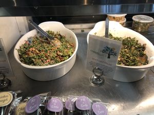 Spicy kale salad  at OC - Organic Artisan Eatery & Juice Bar in Massapequa