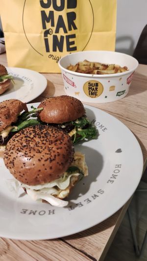 vegan Sliders (to go) at Submarine Burger Split in Split