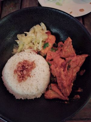 Vegan penyet at Jali Kitchen in 