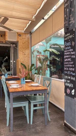 Inside terrace  at Carallo in San Jose