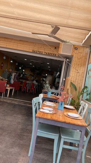 Inside terrace  at Carallo in San Jose