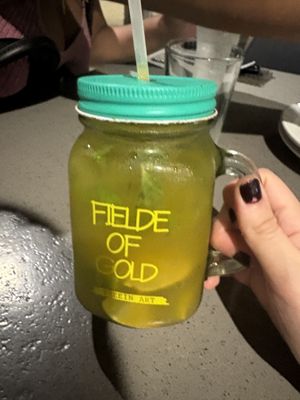 passion fruit mojito   at Bella Napoli in Punta Cana