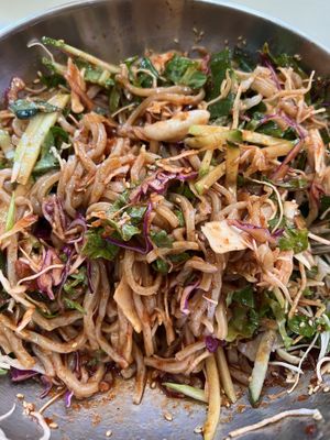 closeup  at Daewon Kalguksu 대원칼국수 in Seoul